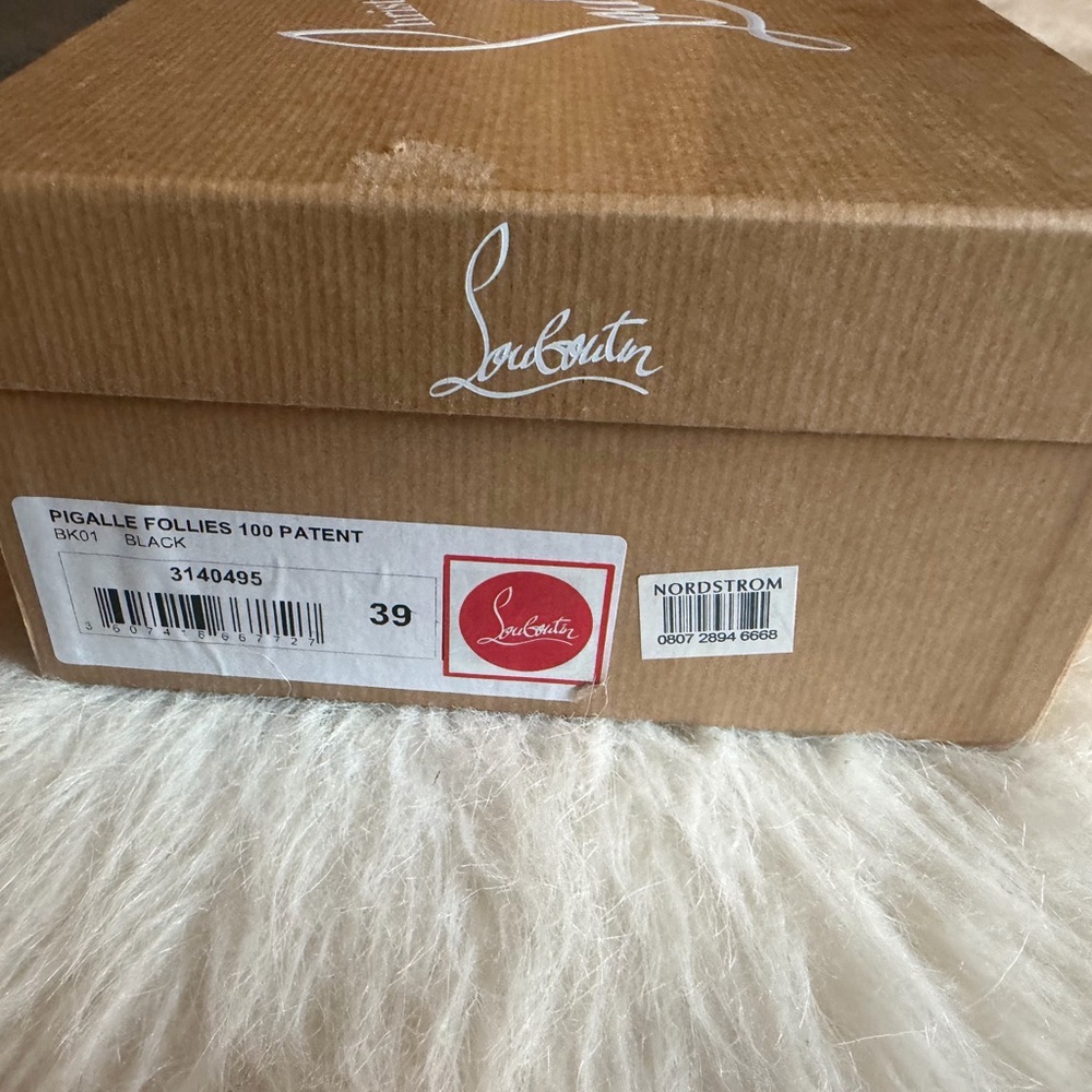 Christian Louboutin Black Patent Leather Heels - Picture 3 of 8